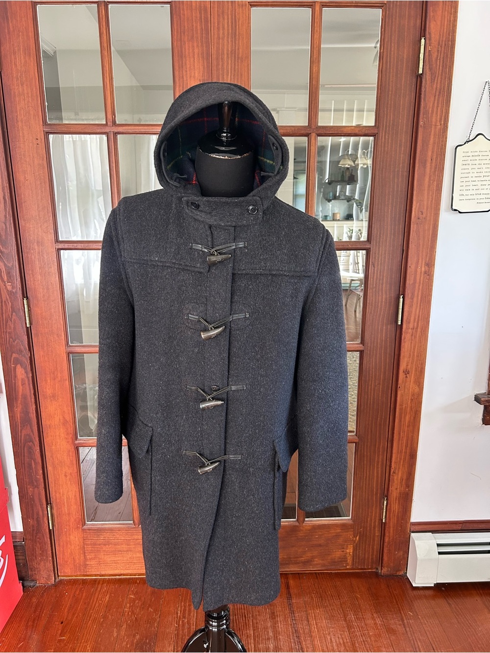 Vintage ORIGINAL GLOVERALL DUFFLE Mens Coat US Size 42 Eur 52